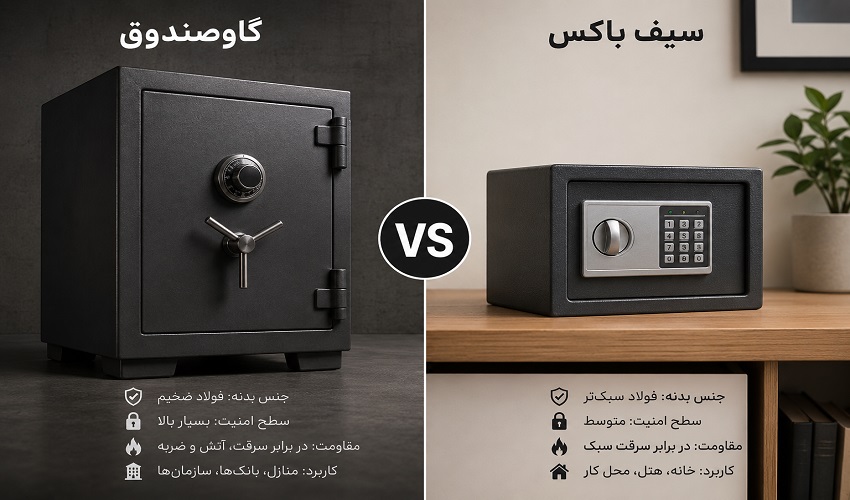 تفاوت-سیف-باکس-و-گاو-صندوق تفاوت-سیف-باکس-و-گاو-صندوق