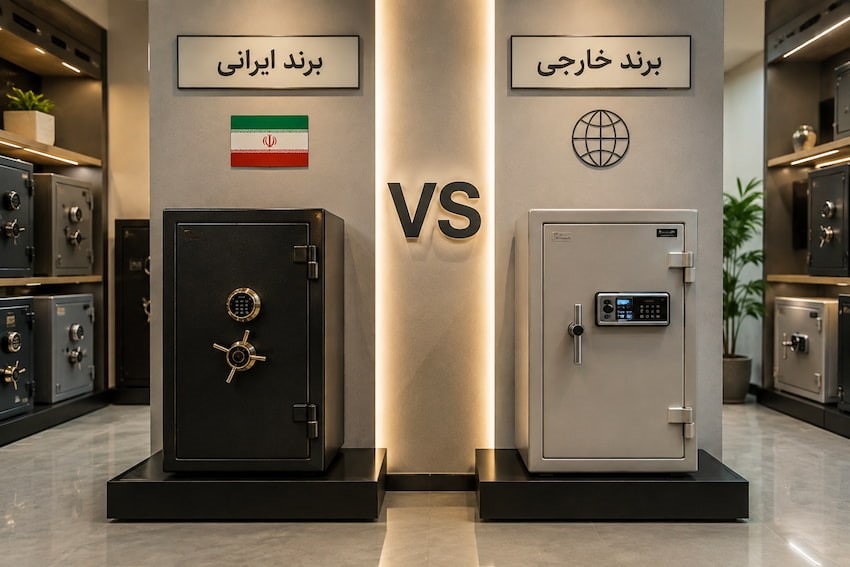 مقایسه-برند-گاوصندوق-ایرانی-و-خارجی مقایسه-برند-گاوصندوق-ایرانی-و-خارجی